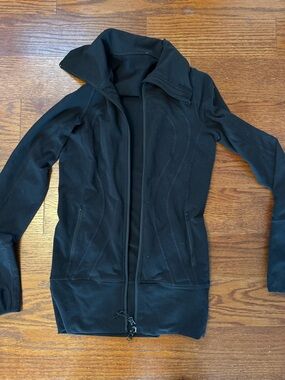 lululemon athletica Black Women's Full-Zip Utility Jacket. broken zipper